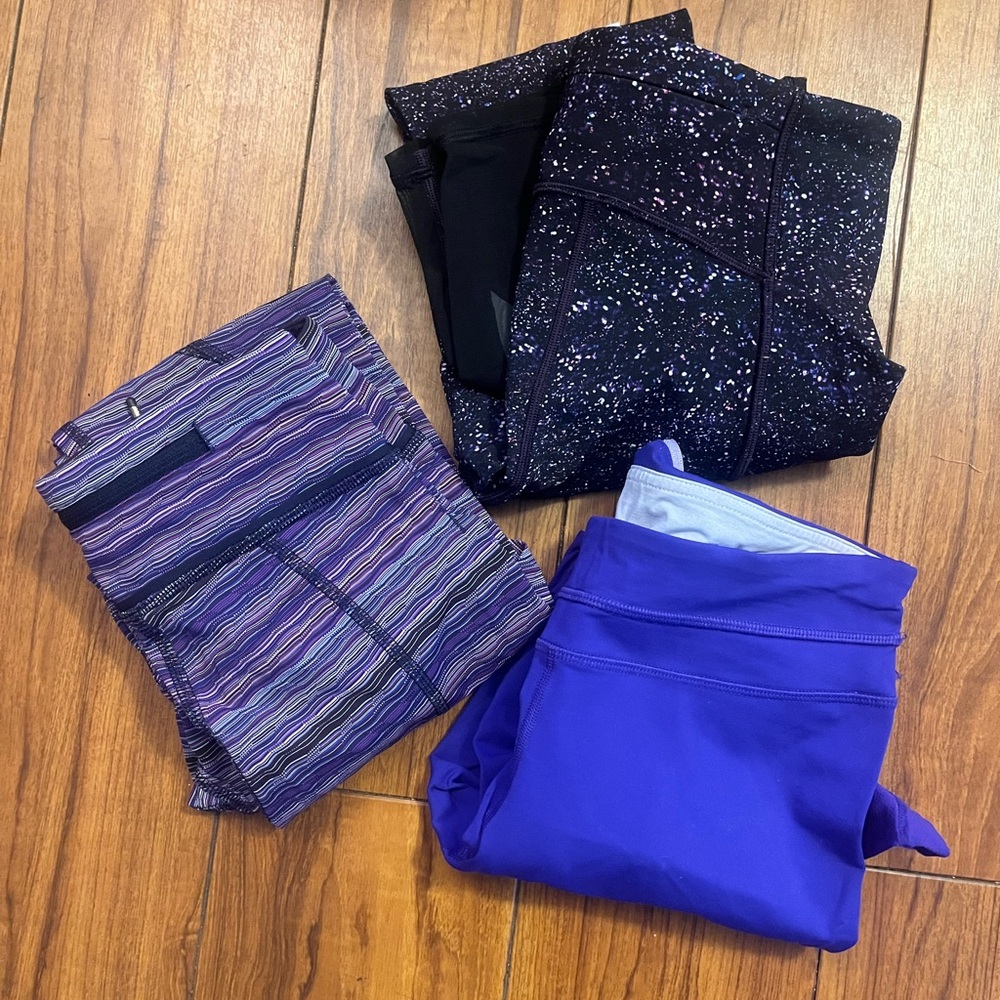 Bundle of 3 lulelemon Leggings